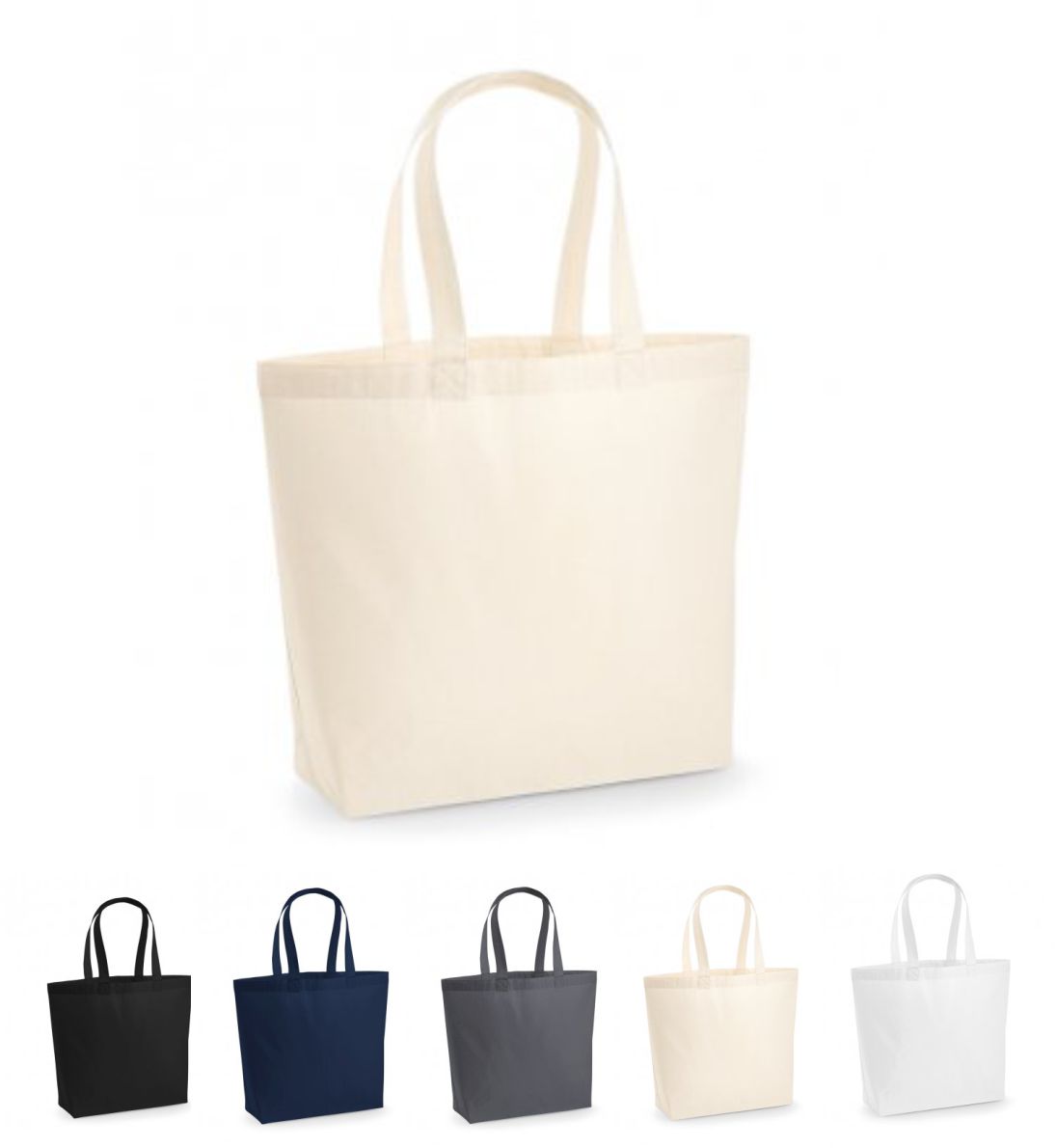 W225 Westford Mill Premium Cotton Maxi Tote Bag